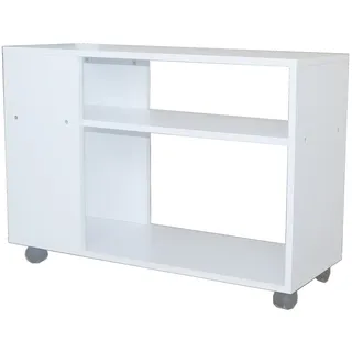 Hti-Living Regal auf Rollen Thekla 8030 Standregal 1-tlg. Weiß