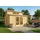 Alpholz Gartenhaus Lausitz 4,40 x 4,40 m Beige