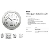 MEBUS Quarz Wanduhr 40 cm 41964 grau