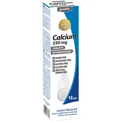 JutaVit Calcium 500 mg Brausetablette (18 Brausetabletten, Zitrone)