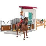 Schleich Horse Club - Pferdebox mit Hannah & Cayenne (42710)