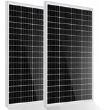 ECO-WORTHY 340W 12 Volt Monokristallines Solarmodul, 2 Stücke 170W Solarpanel Ideal zum Aufladen von 12V Batterien, für Wohnmobil Garten Camper Boot und Dach des Hauses