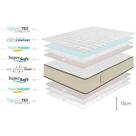 Moonia Matratze 15 cm Oeko-Tex®, Schlafzimmer, Matratzen Shop, Matratzen, Viscoschaummatratze