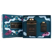 BVLGARI BULGARI MAN in Black Set 100 ml EDP Spray + 15 ml EDP Spray