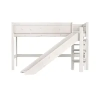 Lifetime Hochbett mit Rutsche  Basis , weiß , Maße (cm): B: 207 H: 128 T: 192.0