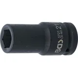 BGS 5721 | Kraft-Steckschlüssel-Einsatz Sechskant, tief | 20 mm (3/4") SW 21 mm