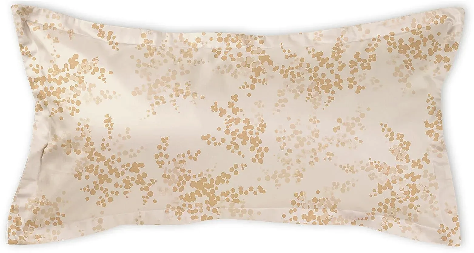 Curt Bauer Mako-Brokat-Damast Bettwäsche Hana camel Kissenbezug einzeln 40x80 cm - beige