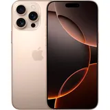 APPLE Smartphone "iPhone 16 Pro Max", Energieeffizienz: B (A-G), gold (titan wüstensand), 256 GB, Mobiltelefone, Topseller