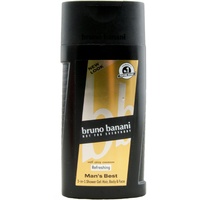 bruno banani Fragrance Man's Best Showergel, 3-in-1 Duschgel für Körper, Haar und Gesicht, elegant-maskuliner Herrenduft, 250 ml