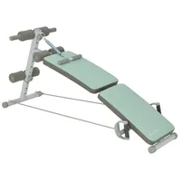 Sportnow Sit Up Bank Klappbarer Bauchtrainer, 5-Fach Verstellbare Trainingsbank,