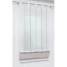 Lysel Raffrollo/Raffgardine von Lysel - Tavira (BxH) 80cm * 140cm beigebraun