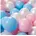 6 Cm Babyblau-puderrosa-perlmutt 200/6 Cm Spielballset