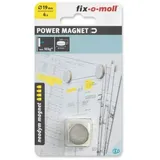 fix-o-moll Neodym Magnete Scheiben 19mm silber