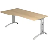 Hammerbacher Schreibtisch 180x100/80cm höhenverstellbar bis 85cm Eiche