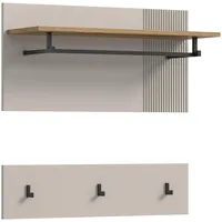 Xonox.home Garderobenpaneel Slide Kaschmirgrau Nachbildung Evoke Oak Nachbildung B/H/T: