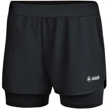 Jako Laufshort 2-in-1 Schwarz 34