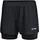 Jako Laufshort 2-in-1 Schwarz 34