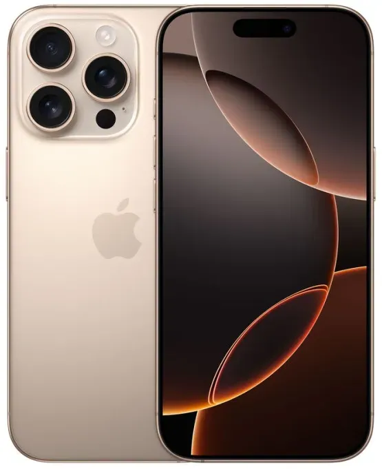 Smartphone Apple iPhone 16 Pro Hexa Core 8 GB RAM 1 TB Braun 6,3