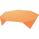 Duni Bio Dunicel®-Mitteldecke 84 x 84 cm Sun Orange, 100 Stk/Krt (5 x 20 Stk)