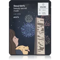 Skin79 Seoul Girl's Beauty Secret straffende Tuchmaske für die Gesichtskonturen 20 g