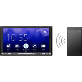 Sony XAV-AX3250 Moniceiver DAB+ Tuner, Android Auto Media-Receiver Schwarz 55 W Bluetooth