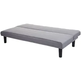 Mendler Schlafsofa Stoff 2-Sitzer Grau
