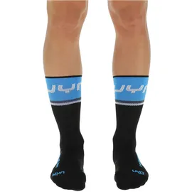 Uyn Cycling One Light Fahrradsocken Herren B040 black-cobalt blue 42-44