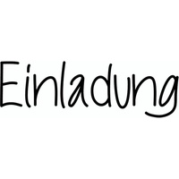 KnorrPrandell Motivstempel Einladung 6,5x2cm