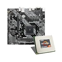 Mainboard Bundle | AMD Ryzen 5 4500 6x3600 MHz, ASUS Prime A520M-K, 1x M.2 Port, 4X SATA 6Gb/s, USB 3.2 Gen1 | Tuning Kit | CSL PC Aufrüstkit
