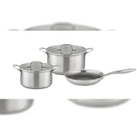 GSW Inoxxa Black Topf-Set 5-tlg. Kochtopf