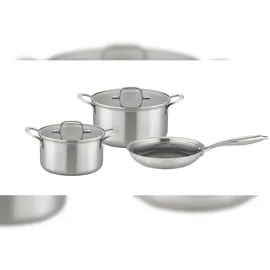GSW Inoxxa Black Topf-Set 5-tlg. Kochtopf