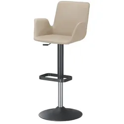 Barhocker ¦ beige ¦ Maße (cm): B: 52 T: 47