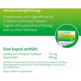 Hevert-Arzneimittel Selen Hevert pflanzlich 200 μg Kapseln