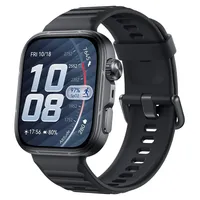 Huawei Fit 5 Pro BT 44 mm Titangehäuse Silber Fluorelastomerarmband Black inkl. FreeBuds SE4