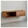 KADIMA DESIGN Lowboard 108x25x34 cm Braun MDF/Massivholz