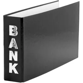 Livepac-Office Bankordner DIN 140x250 mm Schwarz 3 St.