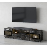 Trendmanufaktur TV-Lowboard 182 x 39 x 46,6 cm schiefer