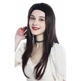 WIG ME UP - H9306-2T33 Perücke Haarteil Halbperücke mit Stirnband Mahagoni Braun Mix lang glatt Haarverlängerung 65 cm