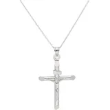 Smart Jewel Kette mit Anhänger Kreuz Silber 925