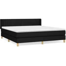 vidaXL Boxspringbett 180 x 200 cm Schwarz