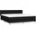 vidaXL Boxspringbett 180 x 200 cm Schwarz