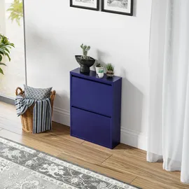 [en.casa] Sokndal 50 x 71 x 15 cm blau / blau