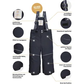 KILLTEC first instinct by killtec Kinder Skihose/Funktionshose mit Trägern und Schneefang FISW 48 MNS SKI PNTS, dunkelnavy, 98/104, 43392-000