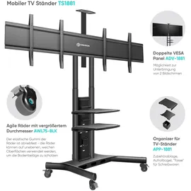 ONKRON ADV1881-B Zubehör für mobile Halterung, Schwarz