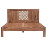 Bett Mira 160x200 aus indischem Sheesham-Massivholz