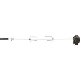 TAINO Drehspieß 106 cm Stahl rot, schwarz, silber