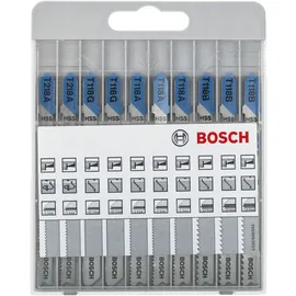 Bosch 10tlg. Stichsägeblatt-Set Basic für Metall