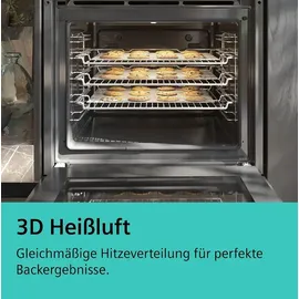 Siemens Backofenset 3D Heißluft Schnellaufheizung + Gaskochfeld