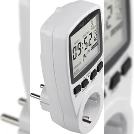 Sygonix 1625525 Steckdosen-Zeitschaltuhr digital Wochenprogramm 3680 W Timer-Funktion, START/STOPP-Funktion, Zufallsfunktion