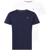 Tommy Jeans T-Shirt - Weiß,Dunkelblau - M